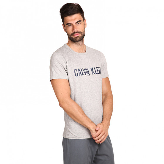 T-shirt męski Calvin Klein szary (NM1959E-1NN)