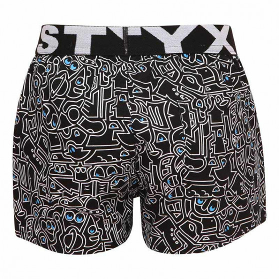 Bokserki dziecięce Styx sportowe gumowe doodle (BJ1256)