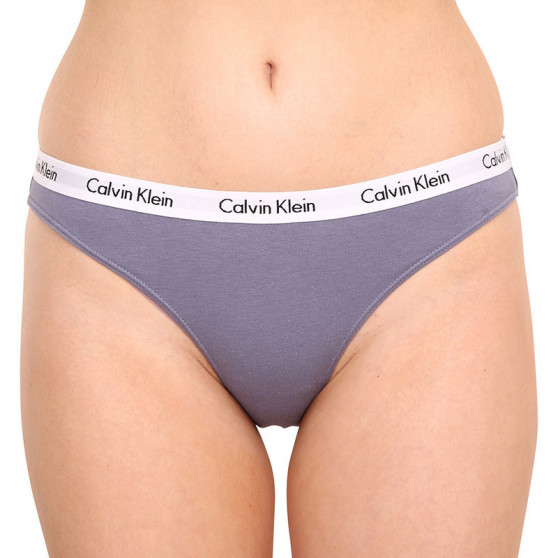 3PACK majtki damskie Calvin Klein ponadwymiarowy wielokolorowe (QD3801E-1CX)