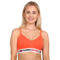 Biustonosz damski Tommy Hilfiger wzmocniony pomarańczowy (UW0UW03499 XMV)