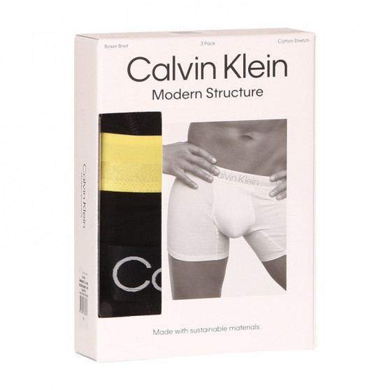 3PACK bokserki męskie Calvin Klein czarny (NB2971A-1RZ)