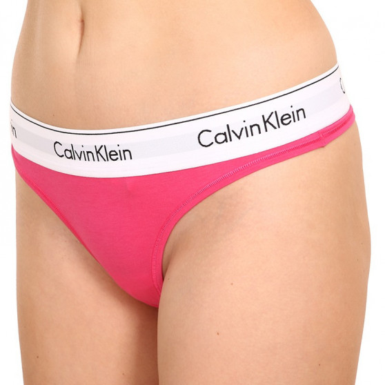 Stringi damskie Calvin Klein różowe (F3786E-VGY)