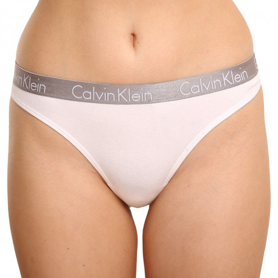 3PACK stringi damskie Calvin Klein wielokolorowe (QD3560E-1CZ)