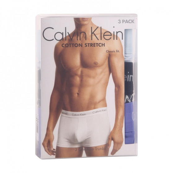 3PACK bokserki męskie Calvin Klein wielokolorowe (U2664G-1WH)