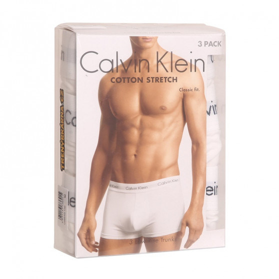 3PACK bokserki męskie Calvin Klein biały (U2664G-100)