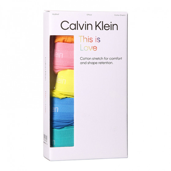 5PACK slipy męskie Calvin Klein wielokolorowe (NB2040A-1DE)