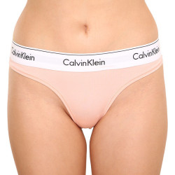 Stringi damskie Calvin Klein oversize pomarańczowe (QF5117E-FAL)