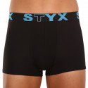 Bokserki męskie Styx sportowe elastyczne czarne (G961)