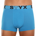 Bokserki męskie Styx sportowe elastyczne jasnoniebieskie (G969)