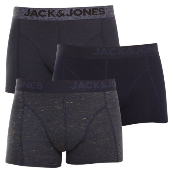 3PACK bokserki męskie Jack and Jones wielokolorowe (12184161 - Navy blazer/blue)