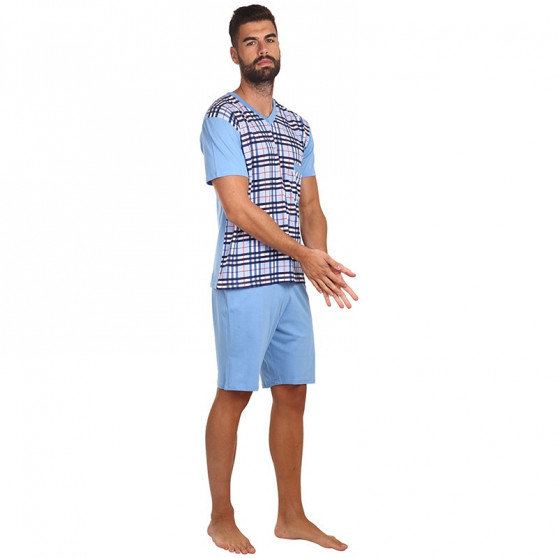 Piżama męska Foltýn ponadwymiarowy niebieska (FPTN3)