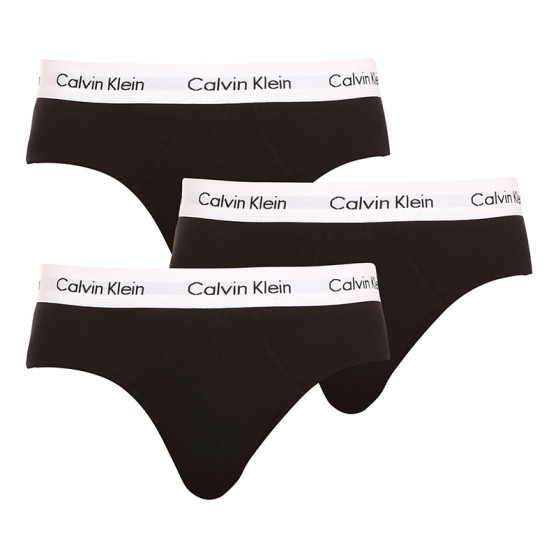 3PACK slipy męskie Calvin Klein czarny (U2661G-001)