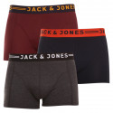 3PACK bokserki męskie Jack and Jones wielokolorowe (12113943)