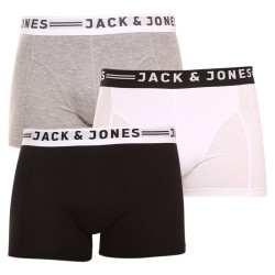 3PACK bokserki męskie Jack and Jones wielokolorowe (12081832 - light grey)