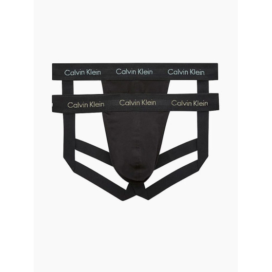 2PACK skarpety męskie Calvin Klein czarny (NB1354A-6F2)