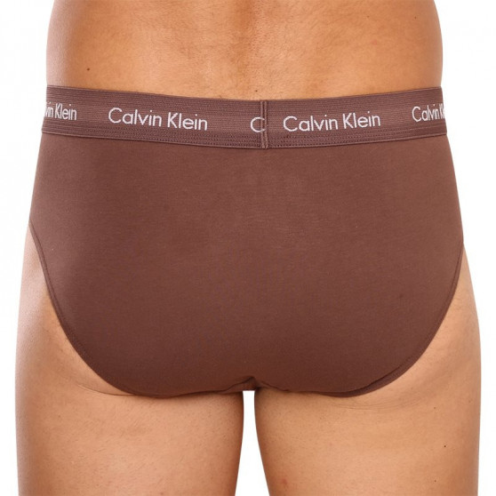 3PACK slipy męskie Calvin Klein wielokolorowe (U2661G-6F9)