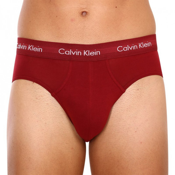 3PACK slipy męskie Calvin Klein wielokolorowe (U2661G-6F9)