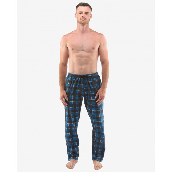Męskie spodnie do spania Gino wielokolorowe (79141-DZMMxC)
