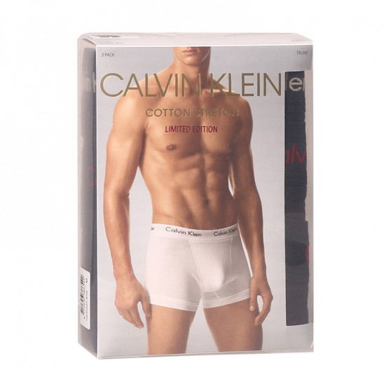 3PACK bokserki męskie Calvin Klein czarny (NB3056A-6G6)