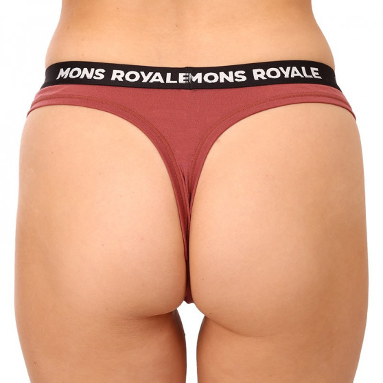 Stringi damskie Mons Royale merino różowe (100311-1015-240)