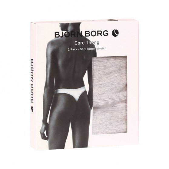2PACK stringi damskie Bjorn Borg szary (10000162-MP003)