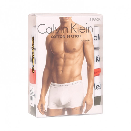 3PACK bokserki męskie Calvin Klein wielokolorowe (U2664G-6GL)