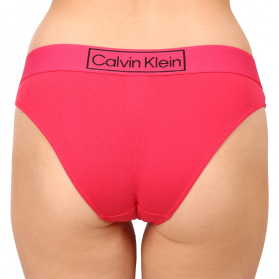 Majtki damskie Calvin Klein ponadwymiarowy różowe (QF6824E-XI9)