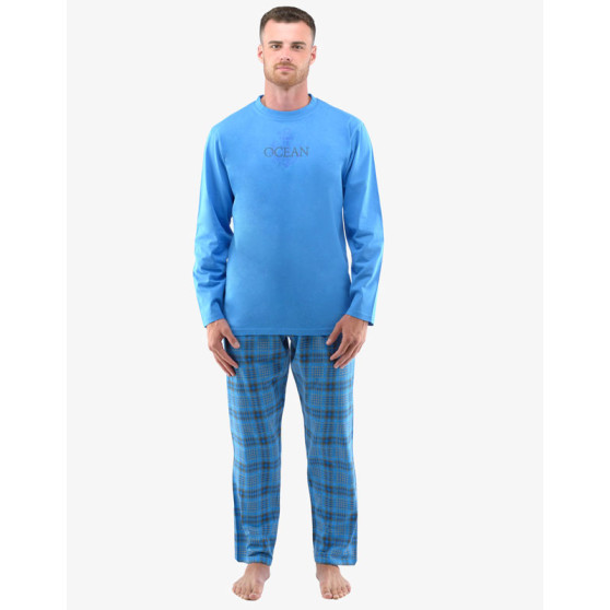 Piżama męska Gino niebieski (79135-DBMDxG)