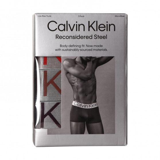 3PACK bokserki męskie Calvin Klein czarny (NB3074A-6J4)