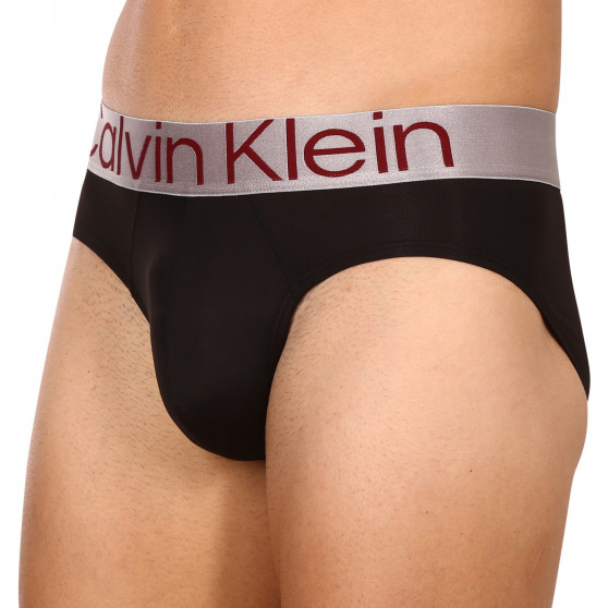 3PACK slipy męskie Calvin Klein czarny (NB3073A-6IE)