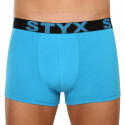 Bokserki męskie Styx sportowe elastyczne jasnoniebieskie (G1169)