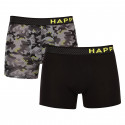 2PACK bokserki męskie Happy Shorts wielokolorowe (HSJ 792)