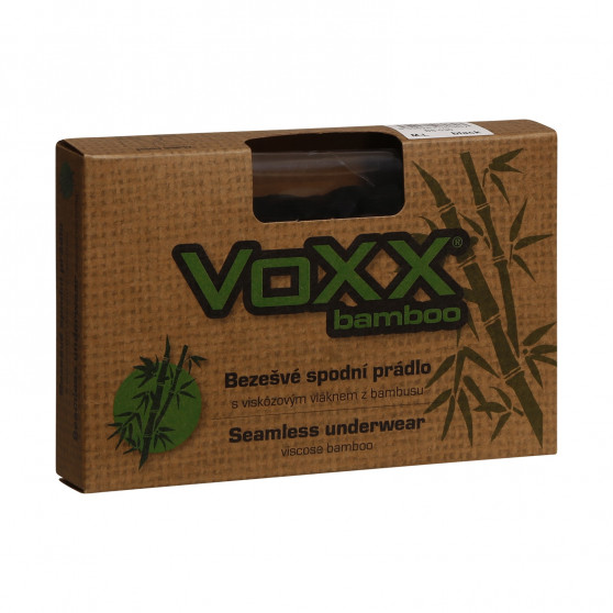 Bokserki męskie VoXX bezszwowe bambusowe czarne (BS030)