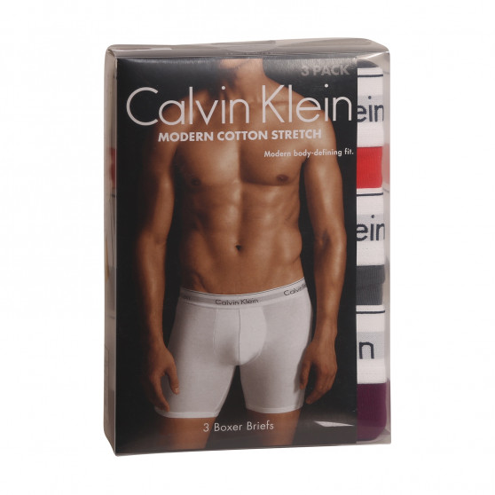 3PACK bokserki męskie Calvin Klein wielokolorowe (NB2381A-6ME)