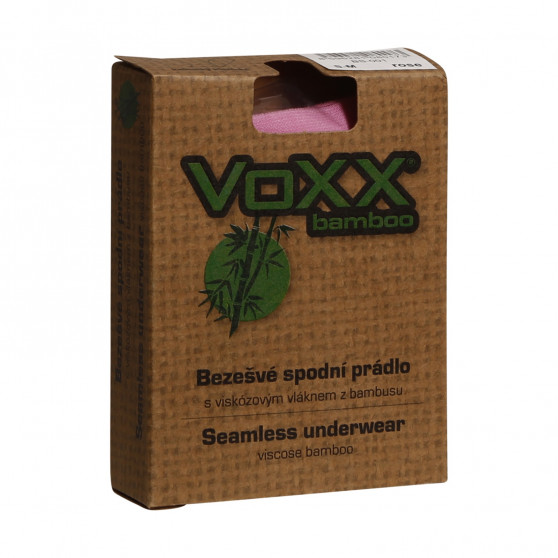 Damskie majtki bambusowe VoXX bezszwowe różowe (BS001)