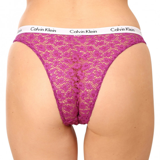 3PACK damskie figi brazylijskie Calvin Klein wielokolorowe (QD3925E-6Q2)
