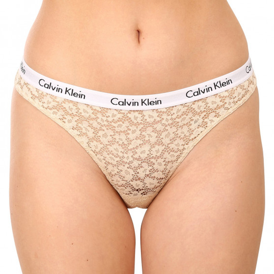 3PACK majtki damskie Calvin Klein ponadwymiarowy wielokolorowe (QD3975E-6Q2)