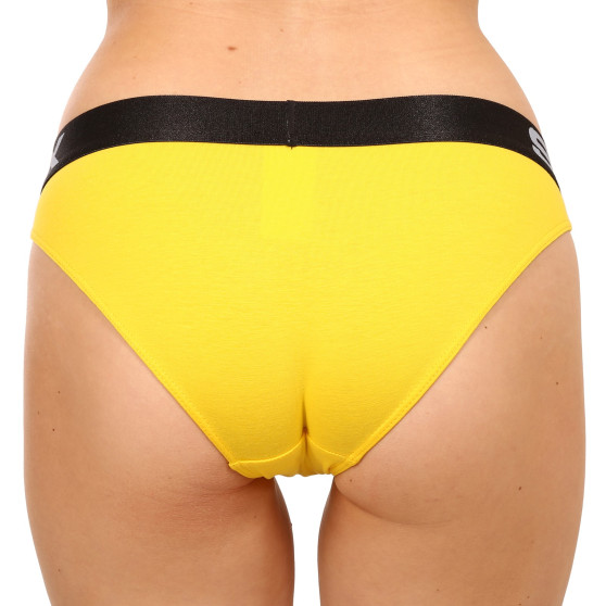 Majtki damskie Styx sportowe elastyczne żółte (IK1068)