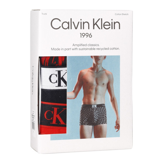 3PACK bokserki męskie Calvin Klein wielokolorowe (NB3528A-DRM)
