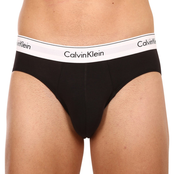 3PACK slipy męskie Calvin Klein czarny (NB2379A-001)