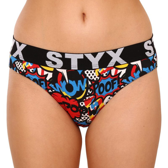 5PACK majtki damskie Styx artystyczne sportowe elastyczne wieloczęściowe (5IK802379)