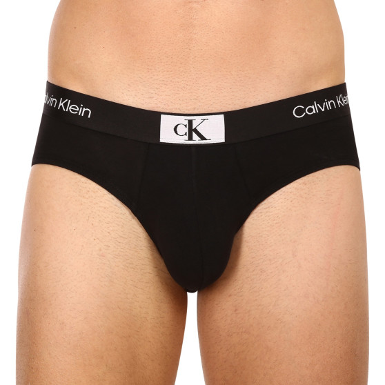 3PACK slipy męskie Calvin Klein czarny (NB3527A-UB1)