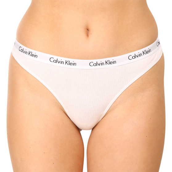 5PACK stringi damskie Calvin Klein wielokolorowe (QD3585E-E6T)