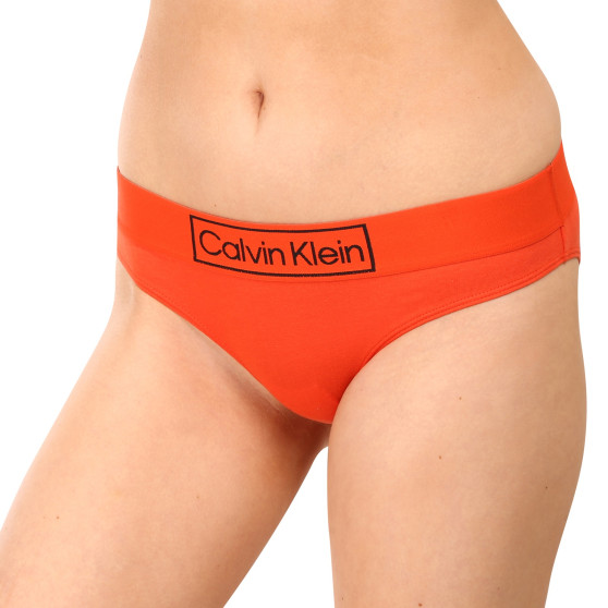 Majtki damskie Calvin Klein pomarańczowe (QF6775E-3CI)