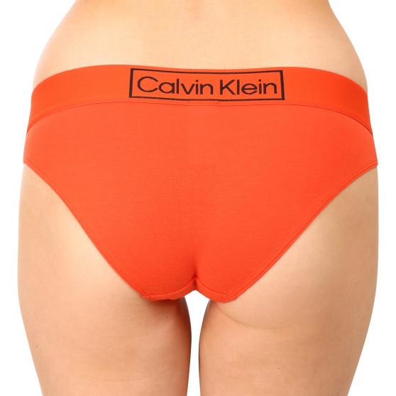 Majtki damskie Calvin Klein pomarańczowe (QF6775E-3CI)