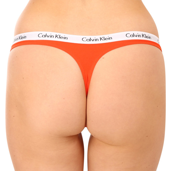 5PACK stringi damskie Calvin Klein wielokolorowe (QD3585E-BNG)