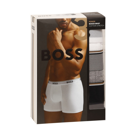 3PACK bokserki męskie Hugo Boss wielokolorowe (50475282 999)