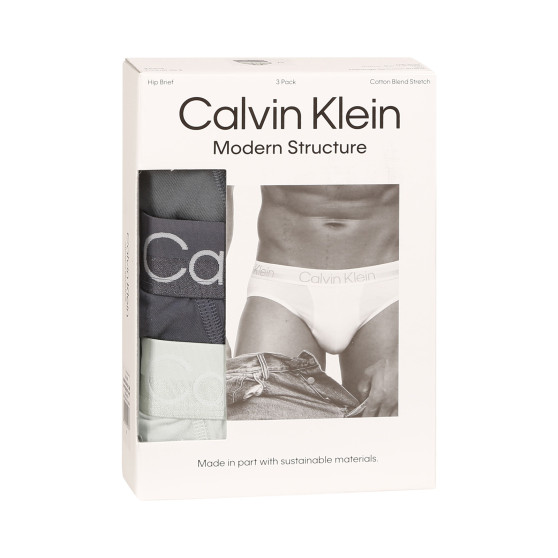 3PACK slipy męskie Calvin Klein wielokolorowe (NB2969A-CBB)