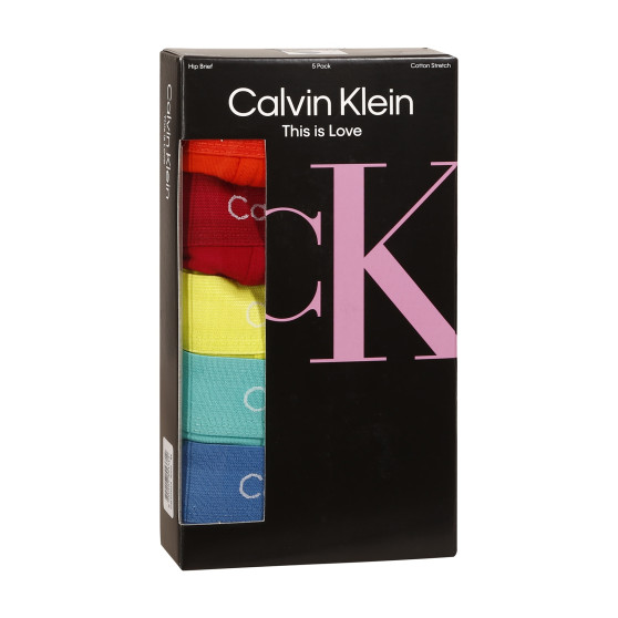 5PACK slipy męskie Calvin Klein wielokolorowe (NB2040A-BNG)