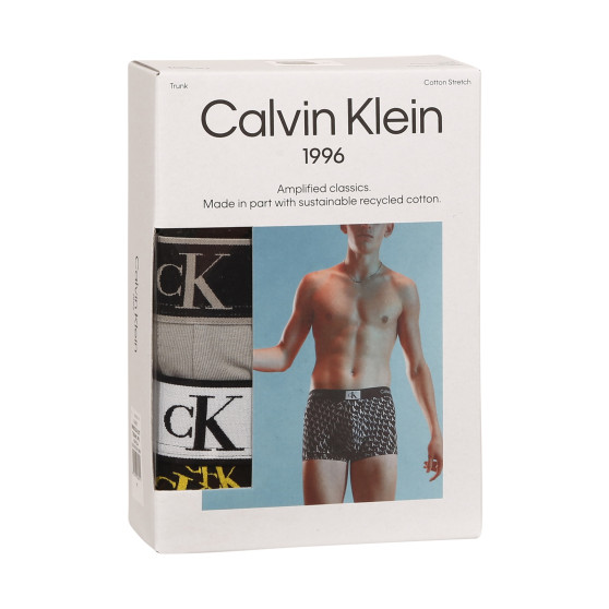 3PACK bokserki męskie Calvin Klein wielokolorowe (NB3528A-DXT)